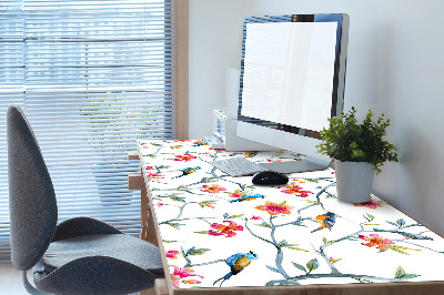 Desk mat Birds on branches