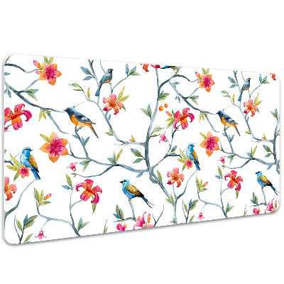 Desk mat Birds on branches