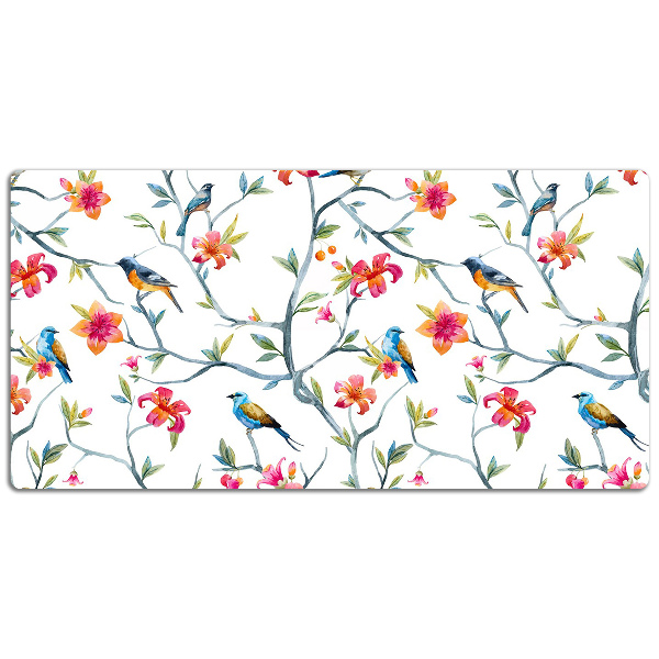 Desk mat Birds on branches