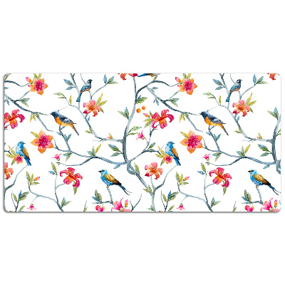 Desk mat Birds on branches