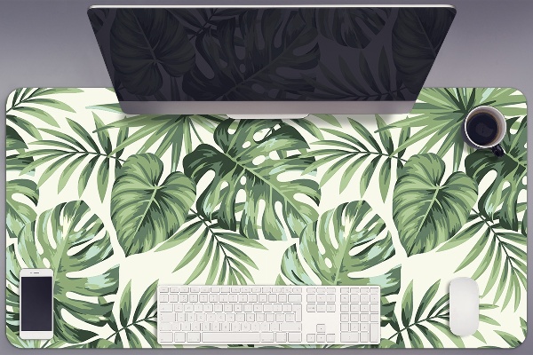 Desk pad tropical pattern