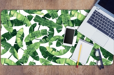 Full desk pad tropical leaves