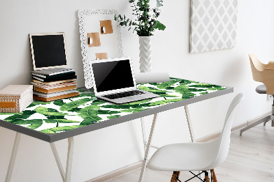 Full desk pad tropical leaves