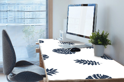 Full desk pad tropical leaves