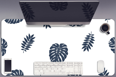 Full desk pad tropical leaves