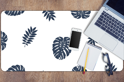 Full desk pad tropical leaves