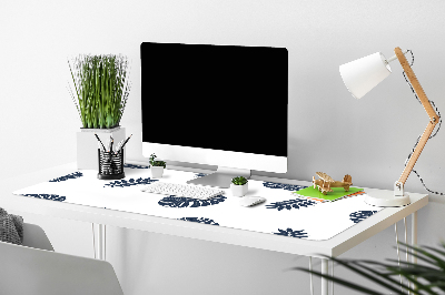 Full desk pad tropical leaves