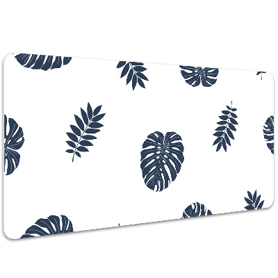 Full desk pad tropical leaves