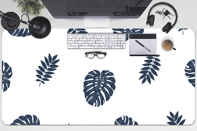 Full desk pad tropical leaves