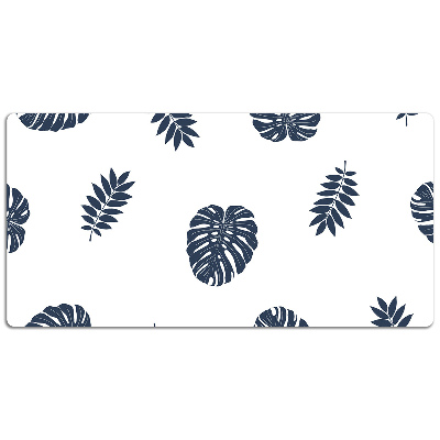 Full desk pad tropical leaves