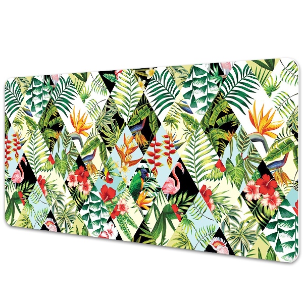 Full desk mat Flowers and birds