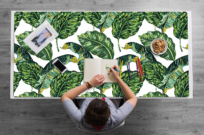 Large desk mat for children monstera