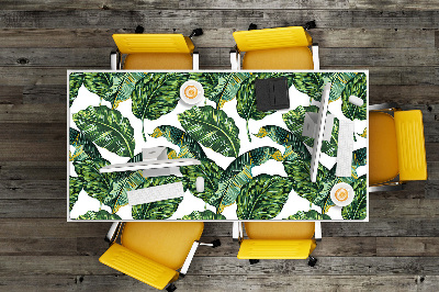 Large desk mat for children monstera