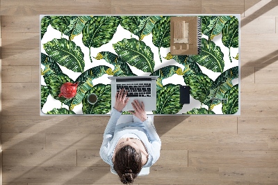 Large desk mat for children monstera