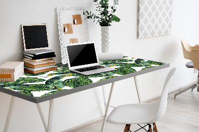 Large desk mat for children monstera