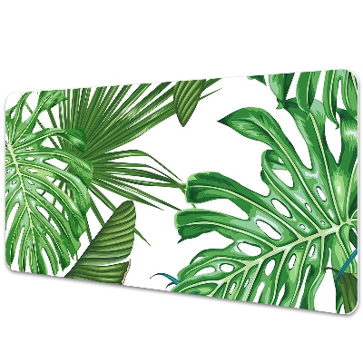 Large desk mat for children monstera