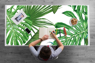 Large desk mat for children monstera