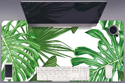 Large desk mat for children monstera