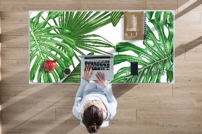 Large desk mat for children monstera