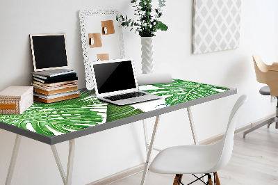 Large desk mat for children monstera