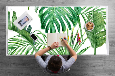 Full desk protector Palma and Monstera