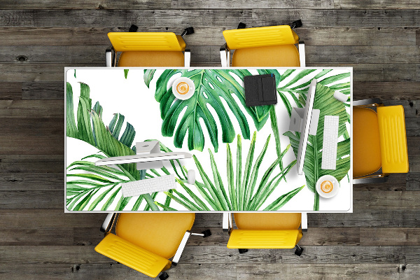 Full desk protector Palma and Monstera