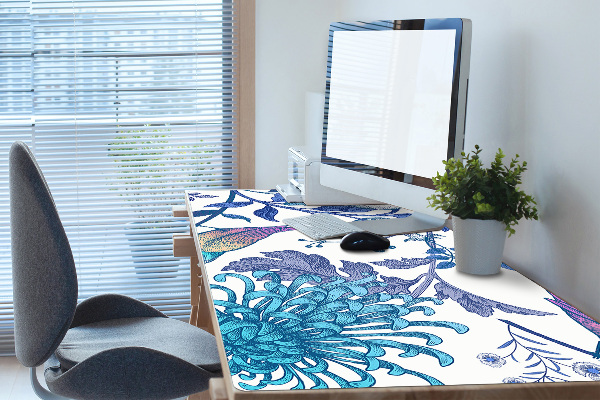 Full desk mat spring birds