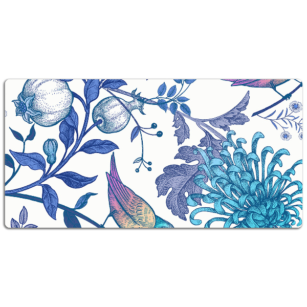Full desk mat spring birds