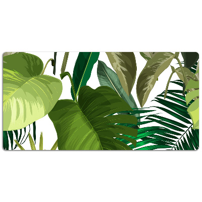 Full desk pad tropical leaves