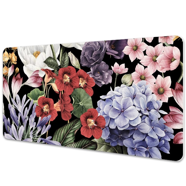 Large desk mat for children Peony