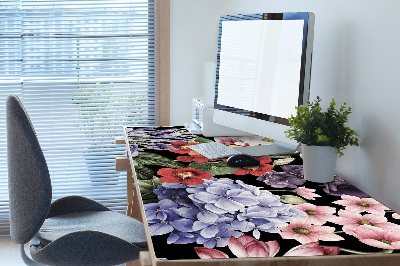 Large desk mat for children Peony