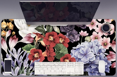 Large desk mat for children Peony