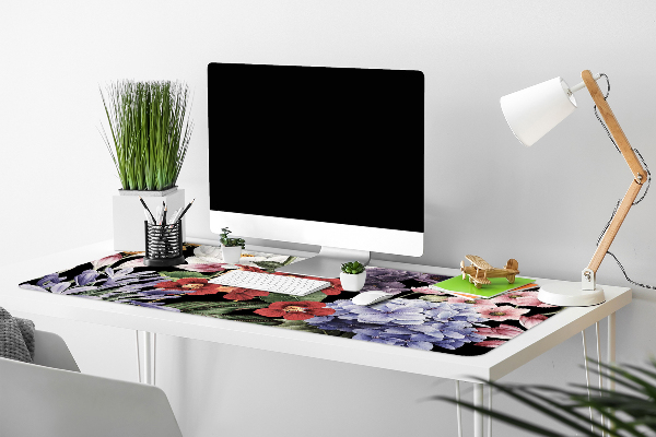 Large desk mat for children Peony