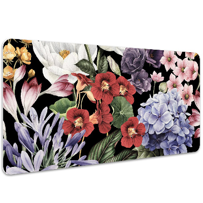 Large desk mat for children Peony