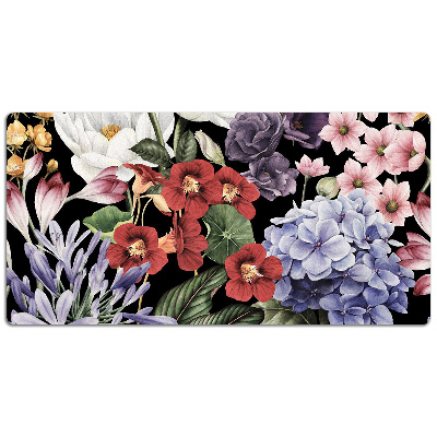 Large desk mat for children Peony