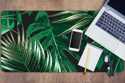 Desk pad red flowers