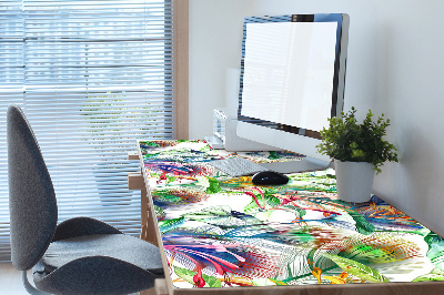 Desk pad Colorful flowers