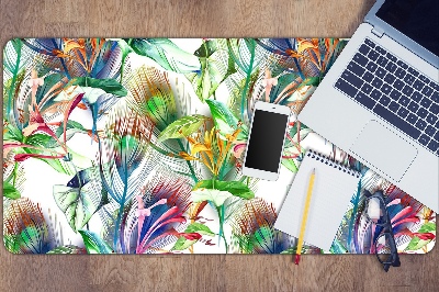 Desk pad Colorful flowers