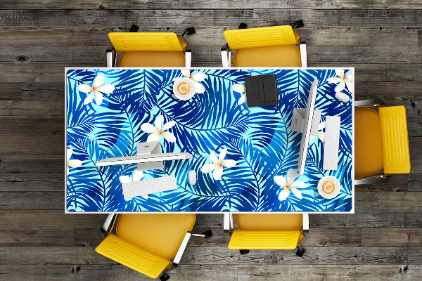 Large desk mat for children flower lei