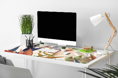 Desk mat tropical plants