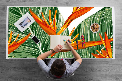 Full desk mat palm leaves