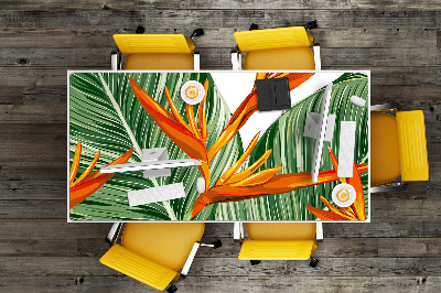 Full desk mat palm leaves