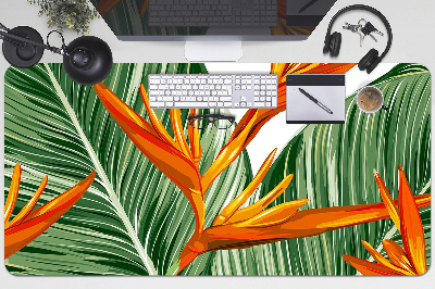 Full desk mat palm leaves