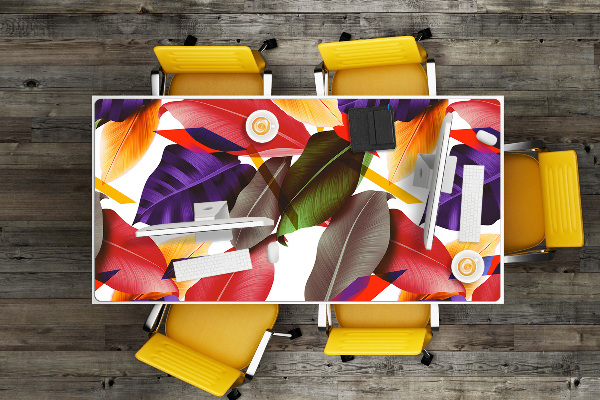Desk pad Colorful leaves
