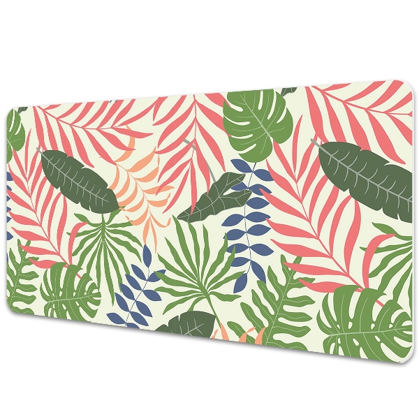 Full desk pad exotic leaves