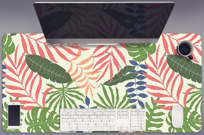 Full desk pad exotic leaves