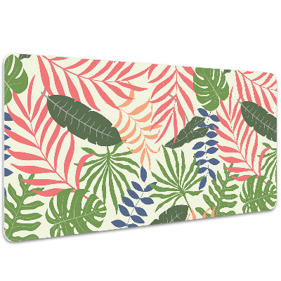 Full desk pad exotic leaves