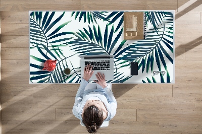 Full desk mat Green leaves