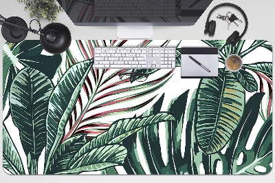 Full desk protector Tropical palm