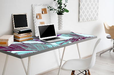 Full desk pad tropical leaves